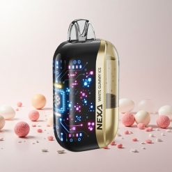 NEXA Ultra 50K Disposable Vape Hvid Gummy Is med 20ml Kapacitet og 50000 Puffs