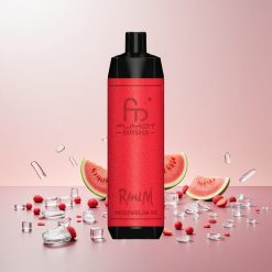 RandM Fumot Shisha 10000 Puffs Engangs Vandmelon Is Features: LED-indikator 850 mAh Batteri