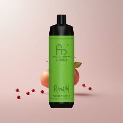 RandM Fumot Shisha 10000 Puffs Engangs Vape Dobbelt Æble med LED-indikator og 18ml E-væske