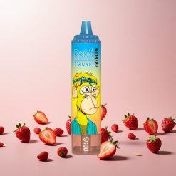 RandM Fumot Tornado 15000 Puffs Engangs Vape Jordbær (25ml, 850mAh)