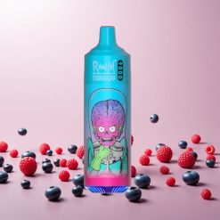 RandM Tornado 9000 Puffs Puffs: 9000 Puffs Batterikapacitet: 850 mAh Genopladelig E-væskekapacitet: 18 mL Coil Type: Mesh Coil Display Type: Sleek RGB Display Smagsvarianter: 54 RandM Fumot Tornado 9000 Puffs Engangs Vape Blåbær Hindbær