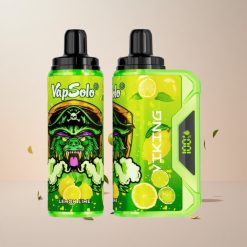 VapSolo VIKING 12000 Puffs Engangs Vape Citron Lime E-Liquid:22ml | Nicotin Styrke:20 mg/ml & 50 mg/ml